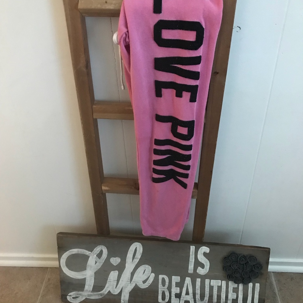 Victoria Secret Pink crop sweats
